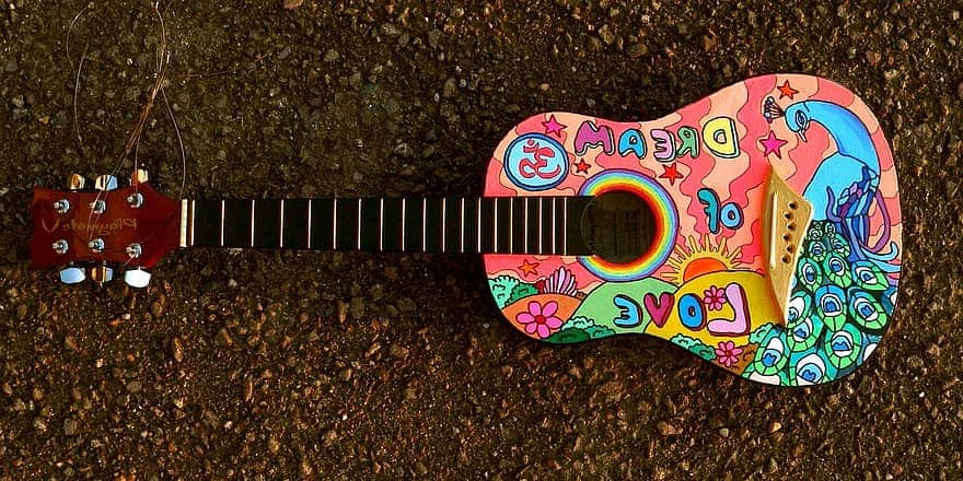 painted-guitar-hippie-music-cartoon-player-painted-drawing-guitar-musician