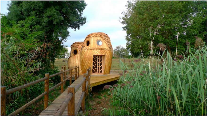 image Los Strigidae owl cabins camp les guetteurs france 2