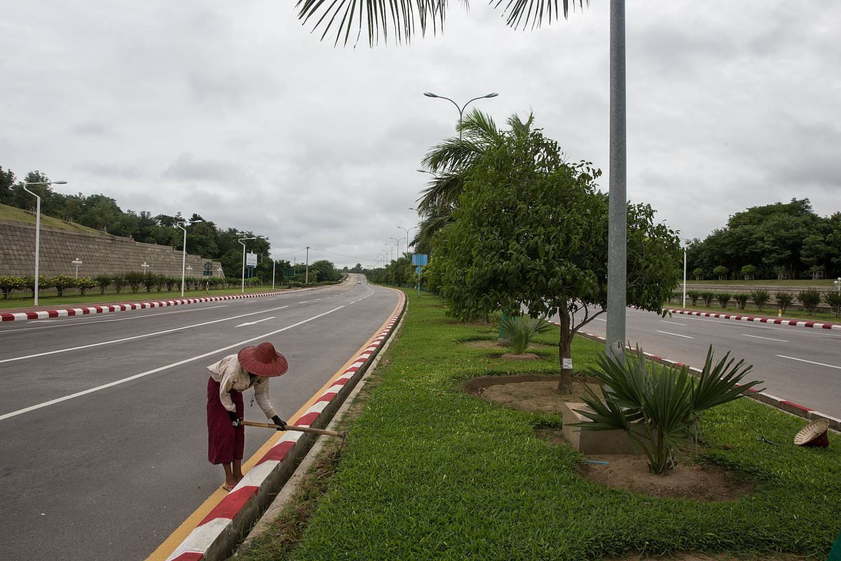 image the roads are all perfectly paved and landscaped but theres nobody to enjoy them