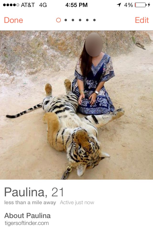 image tigre selfie girltiger