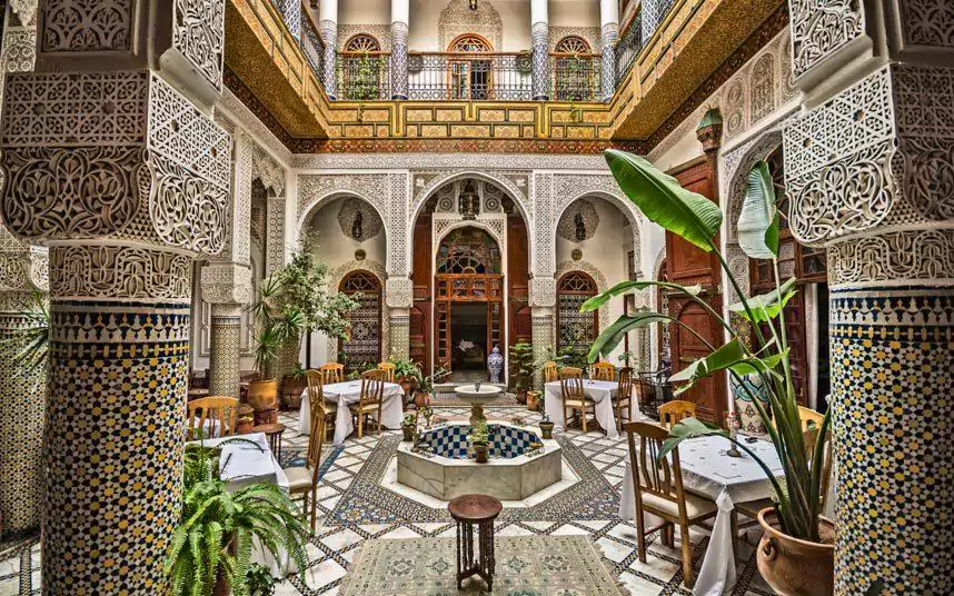 image marruecos marrakech restaurant riad