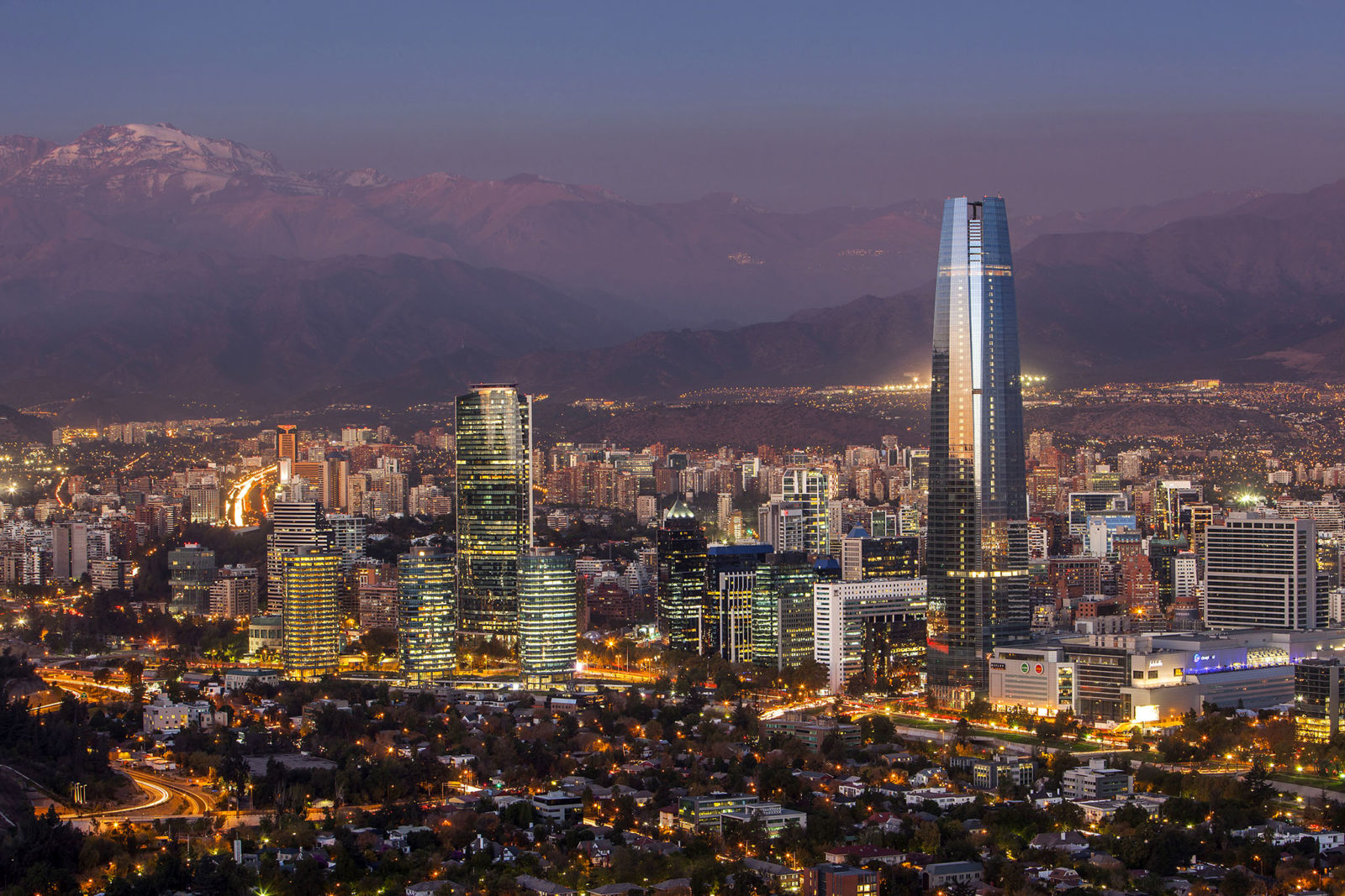 image National Geographic night andes mountains santiago chile