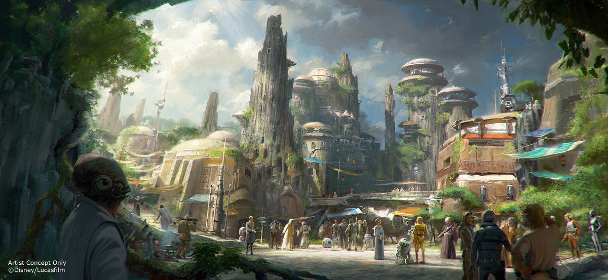 image Disney star wars land