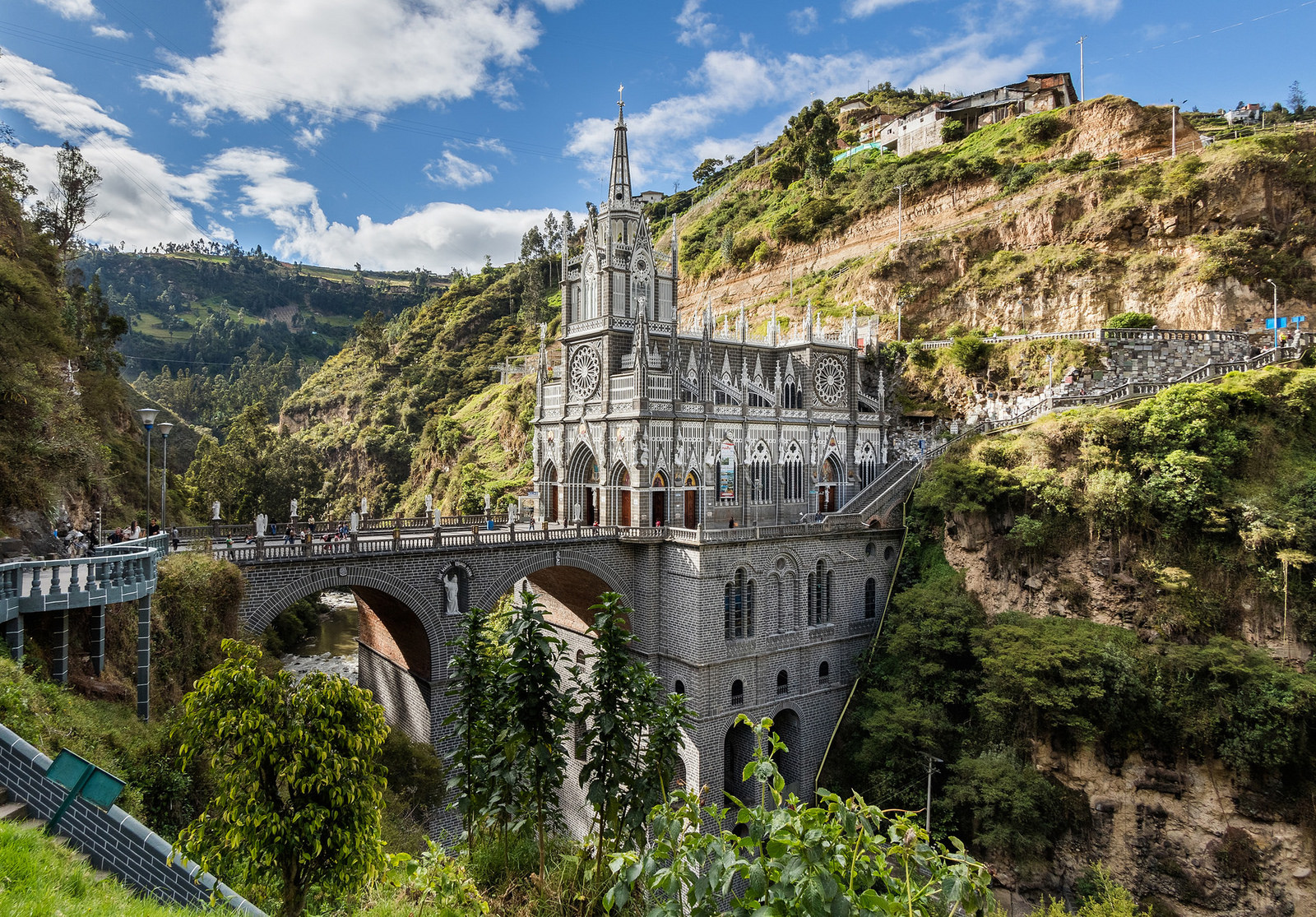 ¿cómo Llegar Al Impresionante Santuario De Las Lajas En Colombia