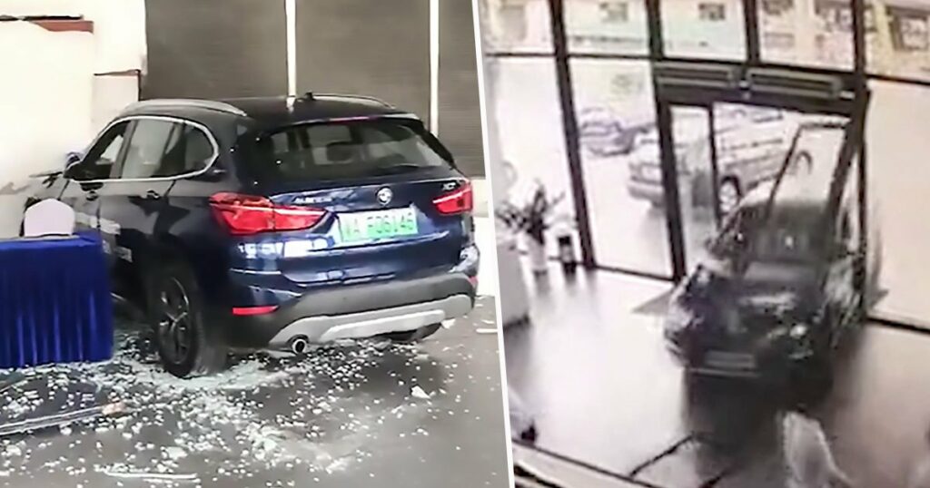 Una mujer estrelló un BMW valuado en £45,000 durante una prueba de manejo en la concesionaria image bmw2ASIAWIRE