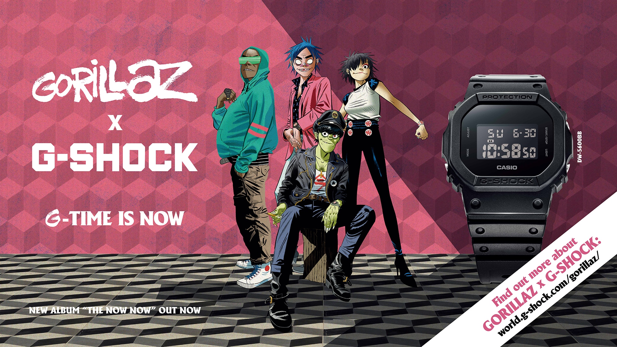 image Canc' G SHOCK Gorillaz