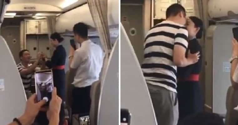 image flight attendant gets fired after accepting bfs romantic in flight proposal world of buzz 4