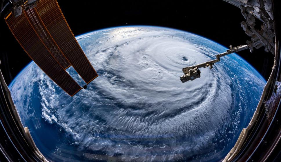 Huracán Florence desde el espacio