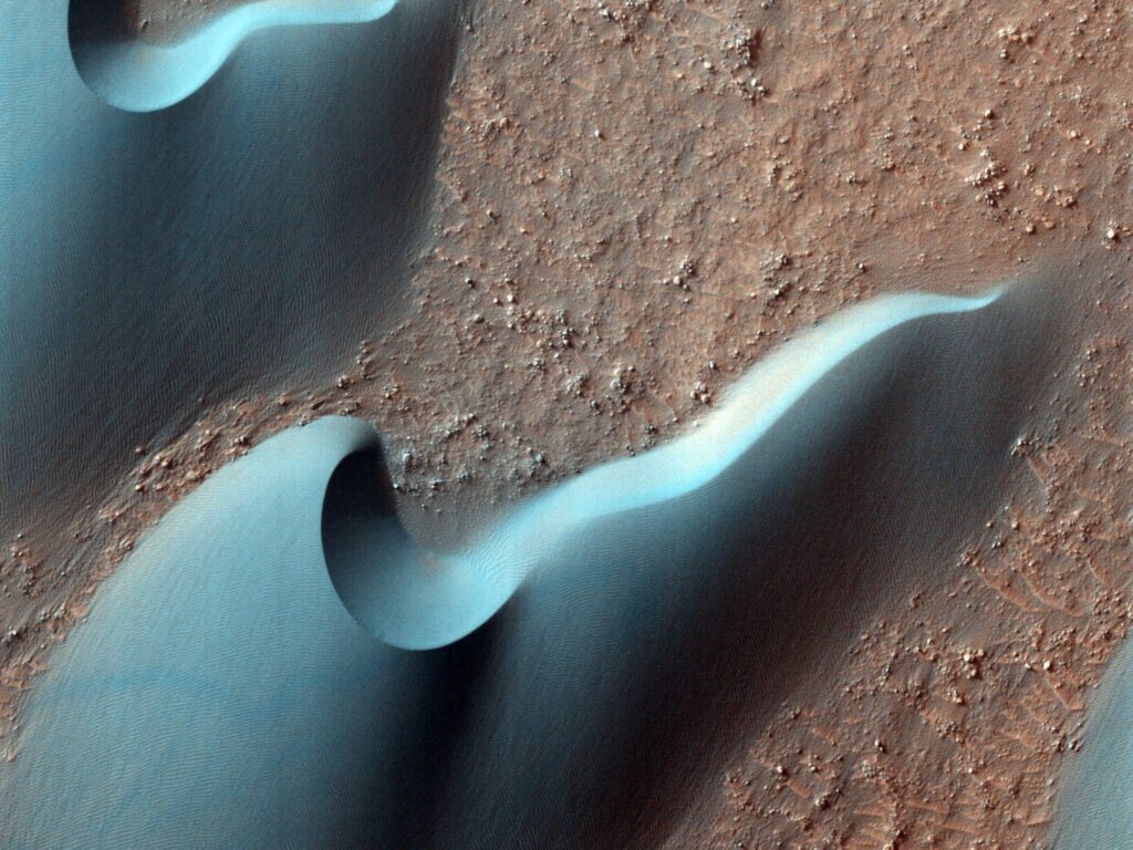 image mars sand dunes mro hirise nasa university arizona