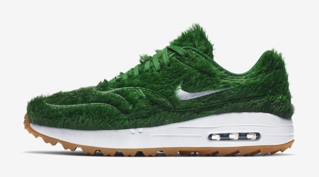 image nike air max 1 golf grass lateral side