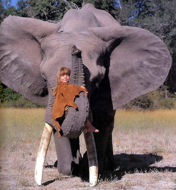 image mowgli real nina crecio africa entre animales tippi 4