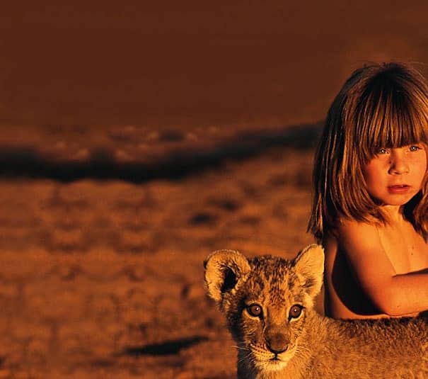 image mowgli real nina crecio africa entre animales tippi 7