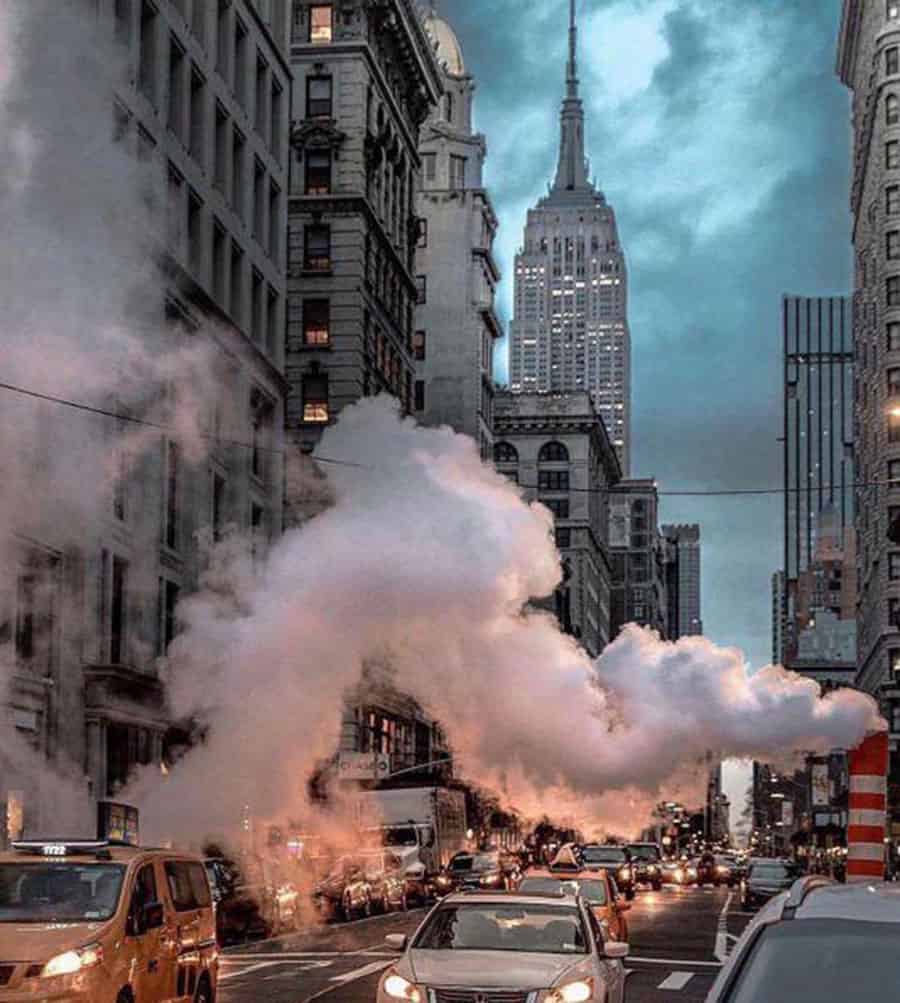 Vapor de las Alcantarillas de Nueva York