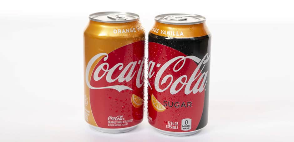 image coca cola orange vanilla