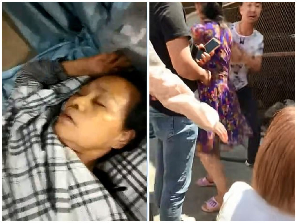 Comerciantes de carne de perros del Festival Yulin atacaron a una activista image protestaactivistas