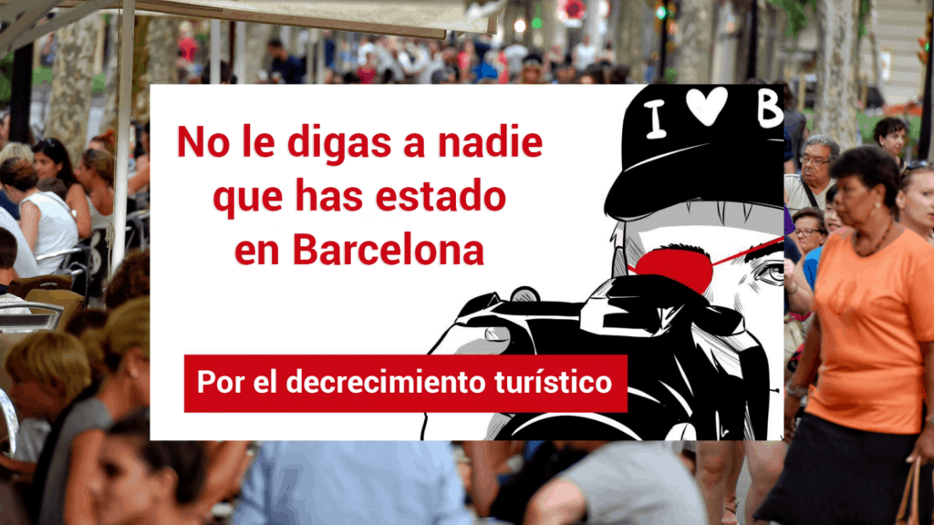 Barcelona: vecinos piden a turistas que no hablen de sus viajes para evitar éxodo turístico image Exodo turistico 1