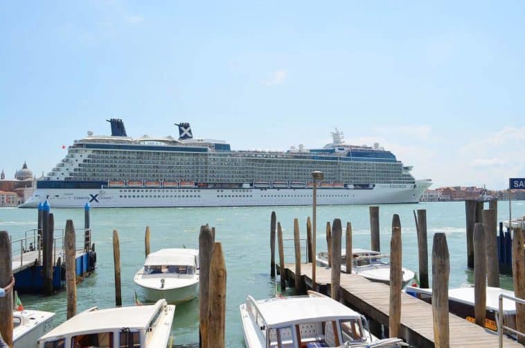 image Equinox cruise ship in Venice