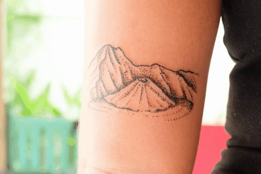 Tatuajes con paisajes o recuerdos de viaje