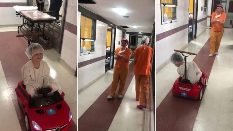 Niño de 6 años ganó la batalla contra el cáncer y fue ovacionado por sus compañeros al regresar a la escuela image EEiEIuoXUAY6CG7