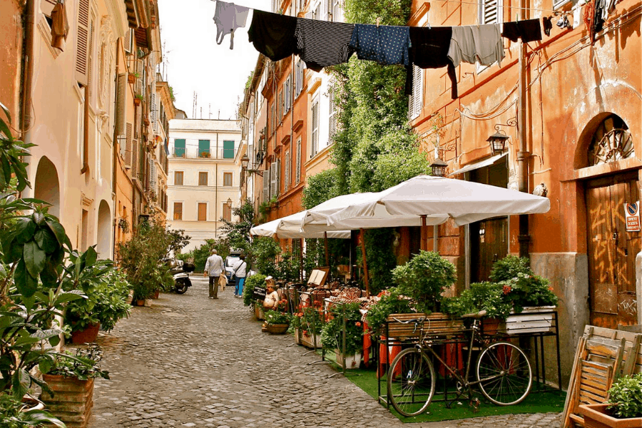 Que comer en Roma: Trastevere 