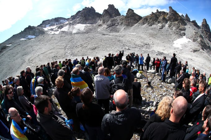 image Swiss Glacier Funeral Reuters 1