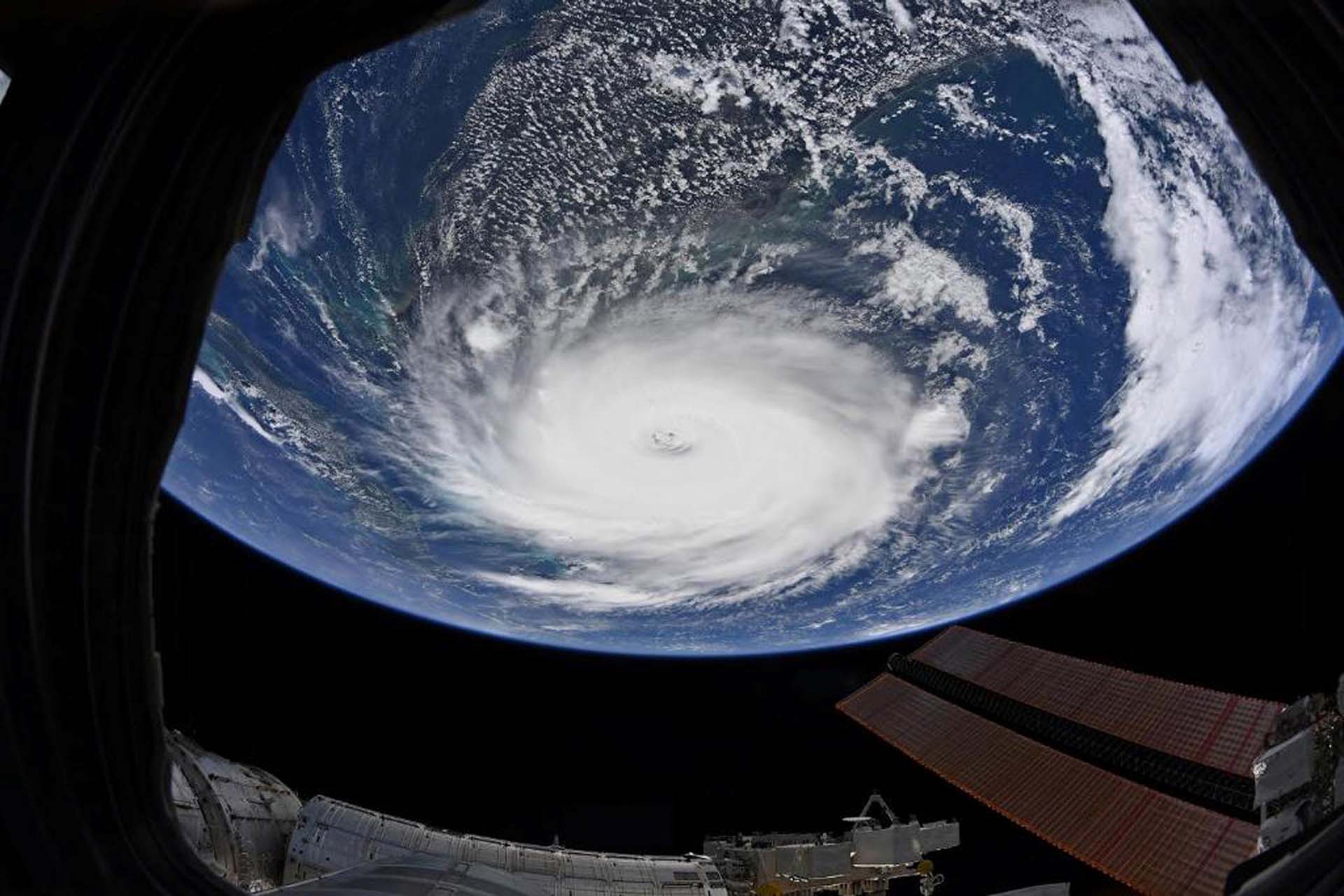 Hurricane Dorian is shown from the International Space Station more than 200 miles above the earth as it churns in the north-western Caribbean near the United States mainland in this photo taken September 2, 2019. Picture taken September 2, 2019. Christina Koch/NASA/Handout via REUTERS  ATTENTION EDITORS - THIS IMAGE WAS PROVIDED BY A THIRD PARTY