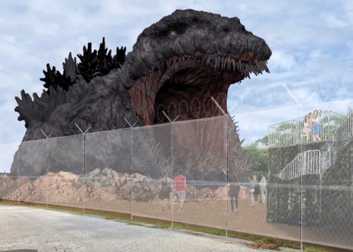 image Godzilla theme park concept art 2
