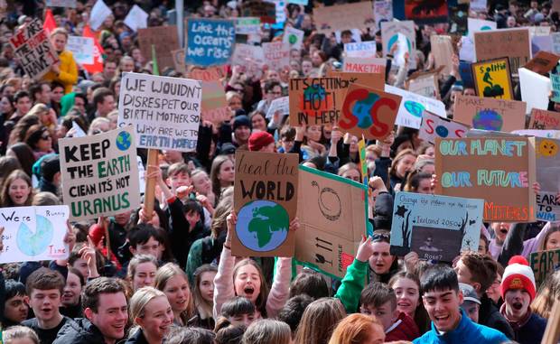 image School climate protest pic