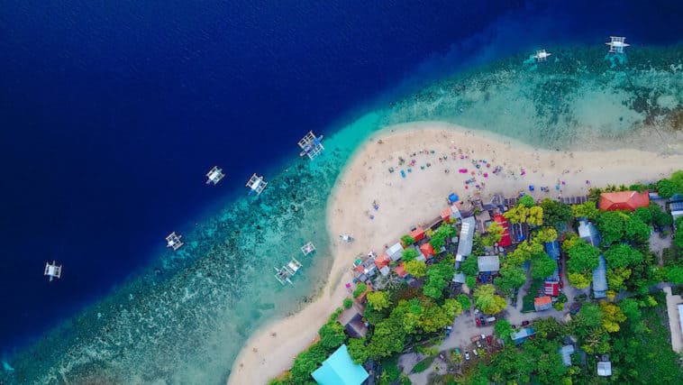 image aerial asia beach bird s eye view cebu 1