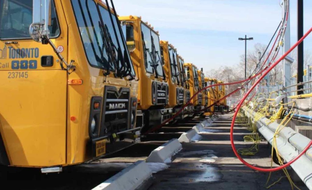 image Garbage Trucks Hooked Up to Fuel Lines City of Toronto Released