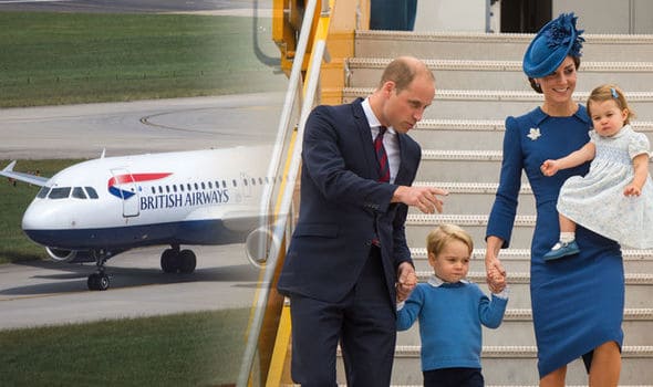 image Royal Family British Airways plane 945123