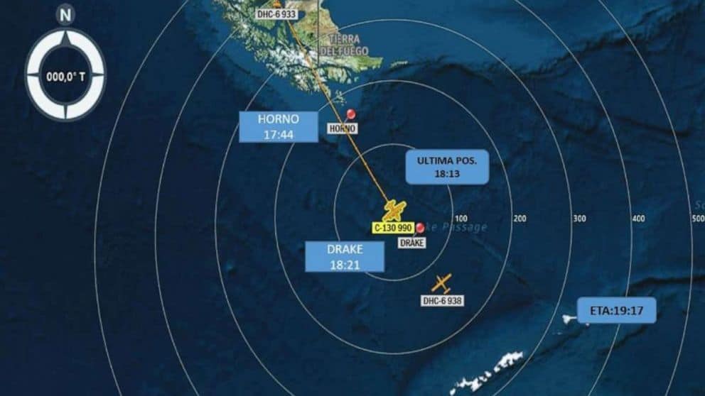 image chilean air force plane carrying 38 people missing presumed crashed