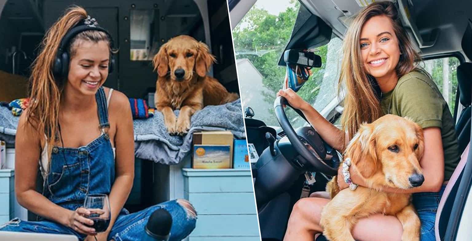 dog_and_woman_in_van_