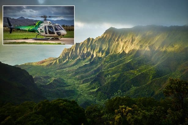 Tragedia en Hawái: accidente de helicóptero que realizaba un paseo turístico no deja sobrevivientes image hawaii helicopter crash wreckage found after tourist chopper and 7 people disappear
