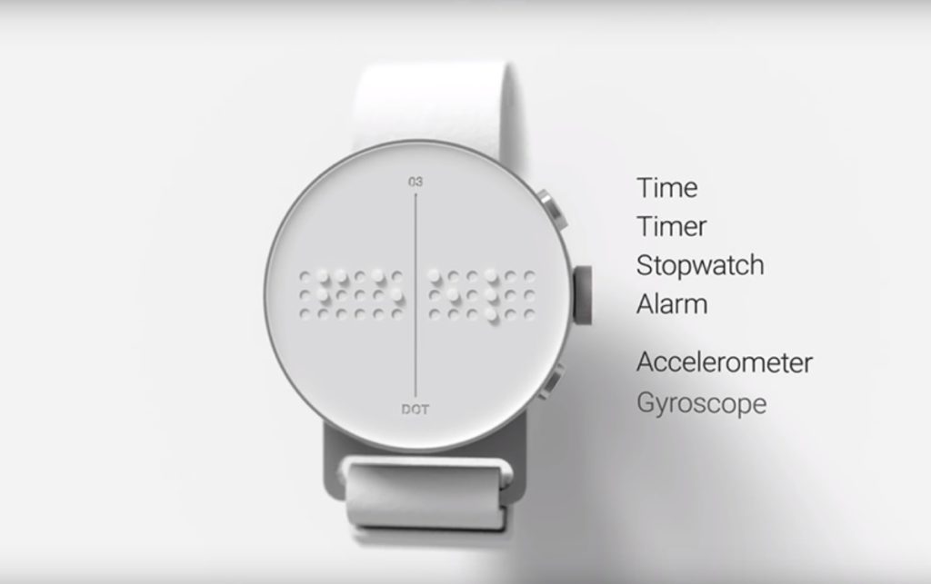 image reloj inteligente braille dot smartwatch