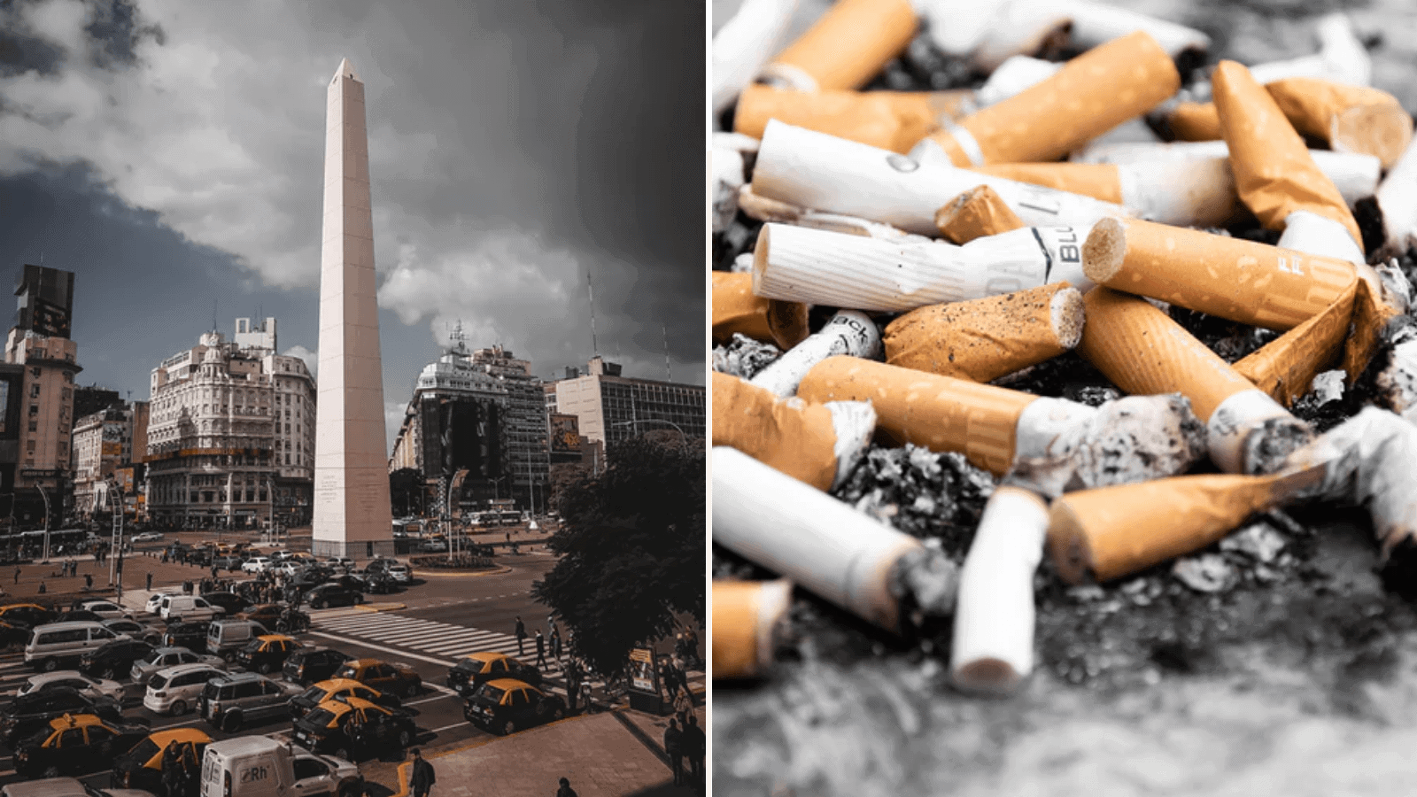 Buenos Aires presentaron un proyecto que permitiría multar a quienes arrojen colillas de cigarrillos en la vía pública