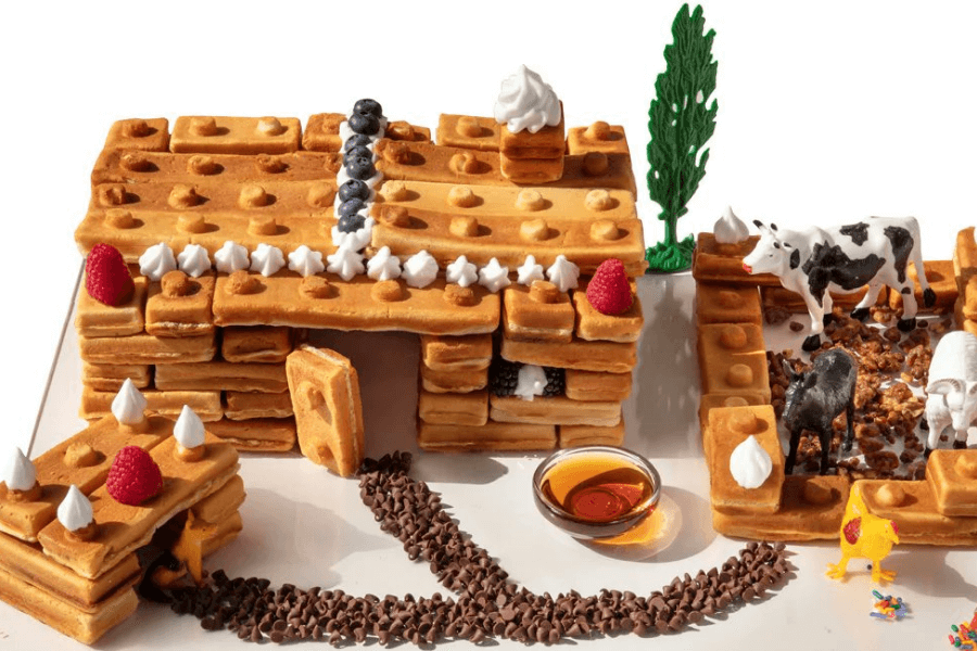 image Building Brick Waffle Maker una waflera o grofera diseñada exclusivamente para hacer waffle 4