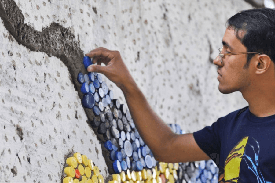 image Caracas estrena nuevo mural 100 ecológica