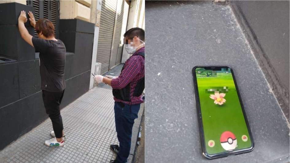 Detuvieron a un joven por jugar al pokemon go en la via publica en plena cuarentena obligatoria en Argentina