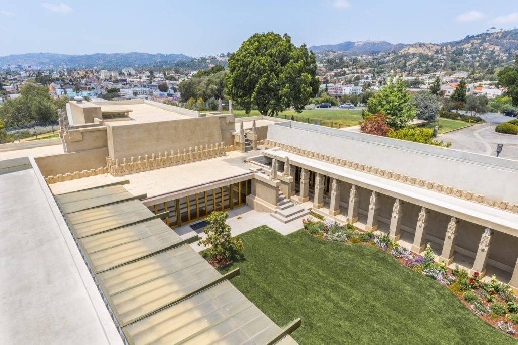 image Hollyhock House courtyard Photo by Joshua White