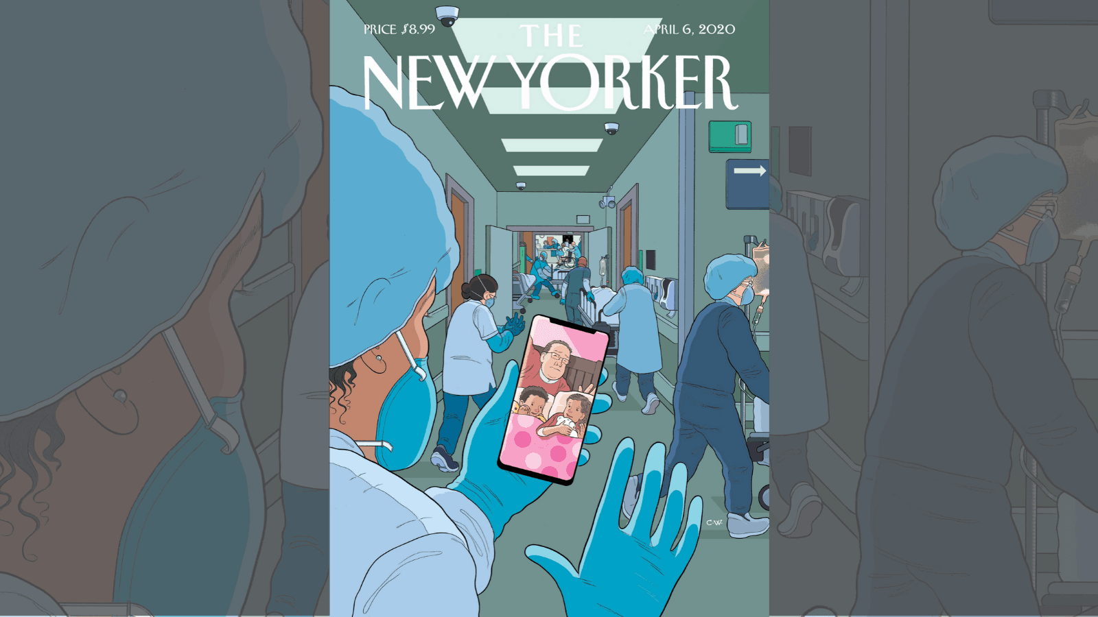 La revista 'The New Yorker' rinde homenaje a los médicos de la ciudad con una conmovedora portada 1