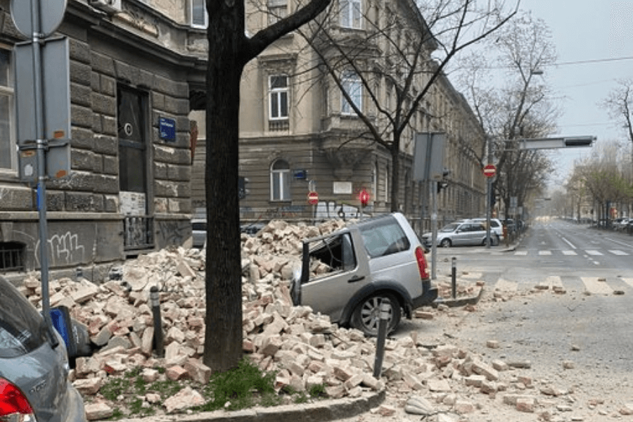 image Un sismo de magnitud 53 afectó Croacia y dejó importantes daños materiales a unos 7 kilómetros al norte de Zagreb 5