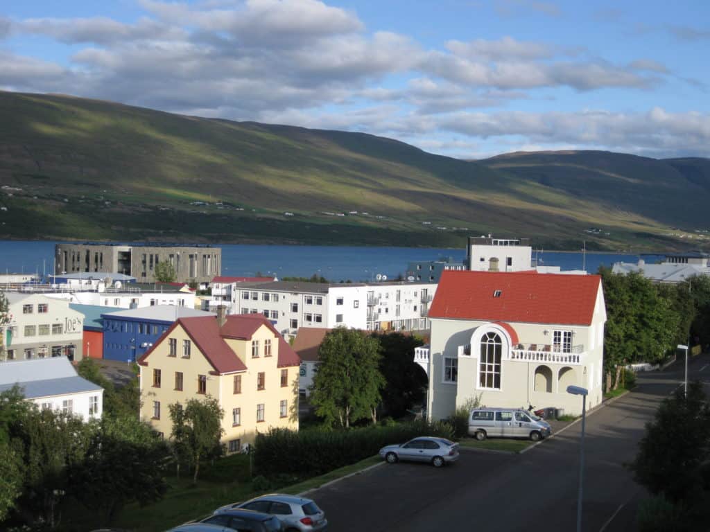 image Akureyri cityscape