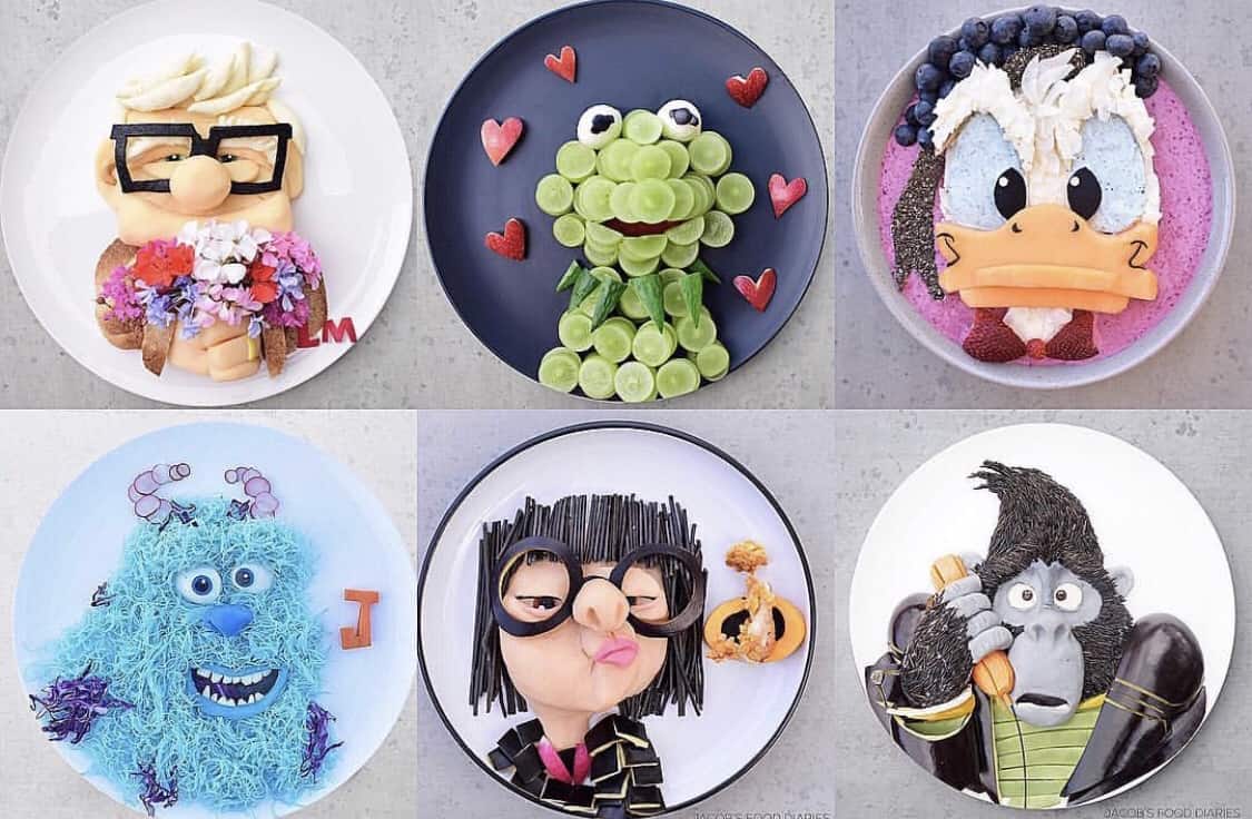 El auge del 'food art' Esta madre sorprende creando platos saludables inspirados en personajes de cuentos y dibujos animados 4