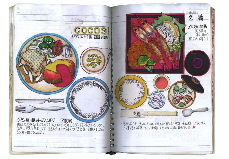 image Un chef japonés ha ilustrado todo lo que come desde hace 30 años y suma más de 1000 recetas en sus cuadernos 3 1