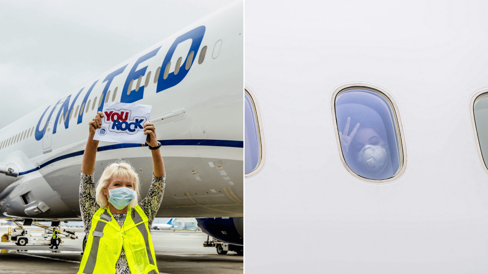 United Airlines rinde homenaje a 20 médicos voluntarios de California que se dirigen rumbo a Nueva York para ayudar en la lucha contra el Covid-19 54