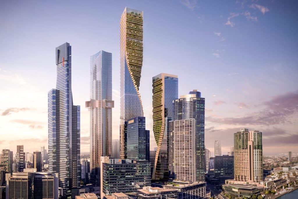 image Construirán el rascacielos más alto de Australia The Green Spine será 100 sustentable y estará listo para 2026 3 1