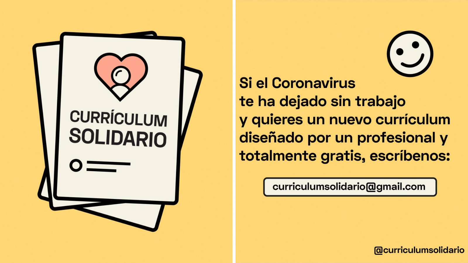 Profesionales del arte y el diseño se ofrecen para diseñar curriculums a personas que se hayan quedado sin trabajo durante el Covid-19 6