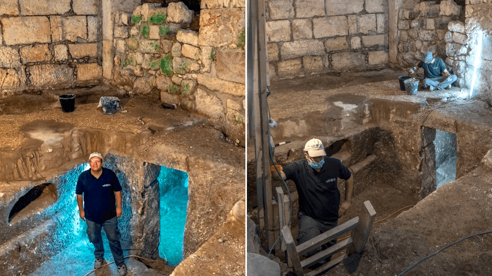 Descubren en Jerusalén un complejo subterráneo de 2.000 años junto al Muro de los Lamentos