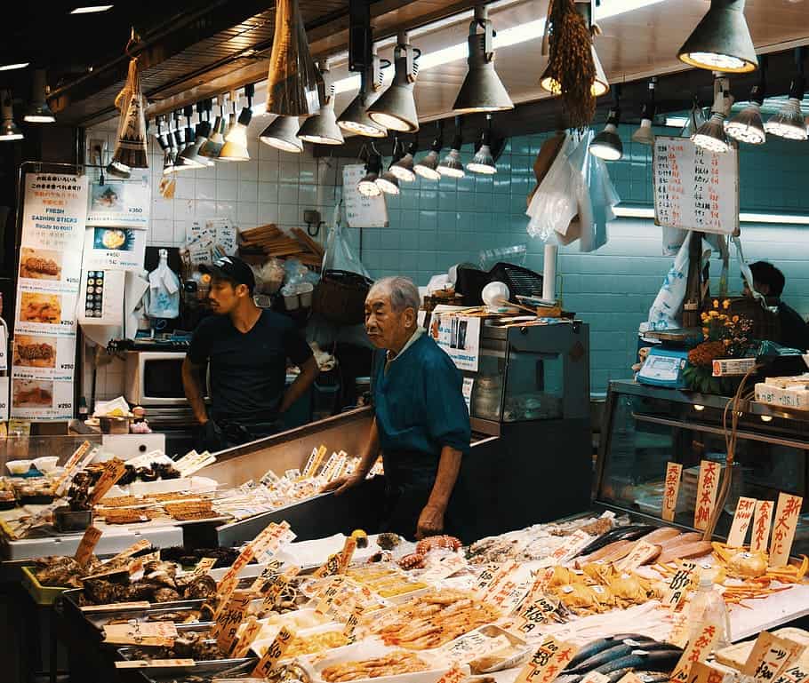 image fish market fish seafood fish stall